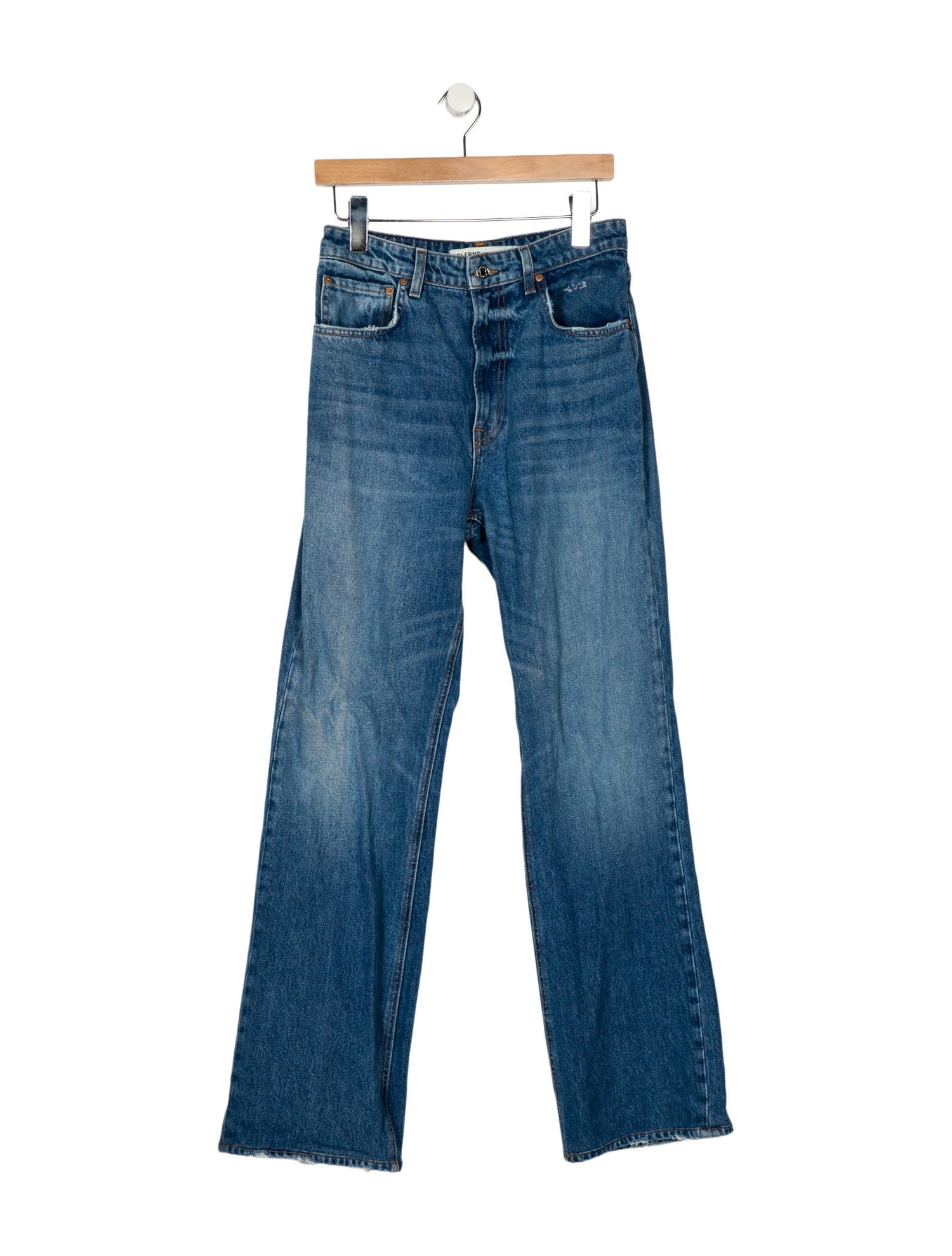 GRLFRND High-Rise Wide Leg Jeans