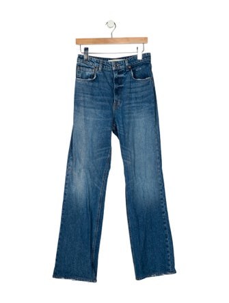 GRLFRND High-Rise Wide Leg Jeans
