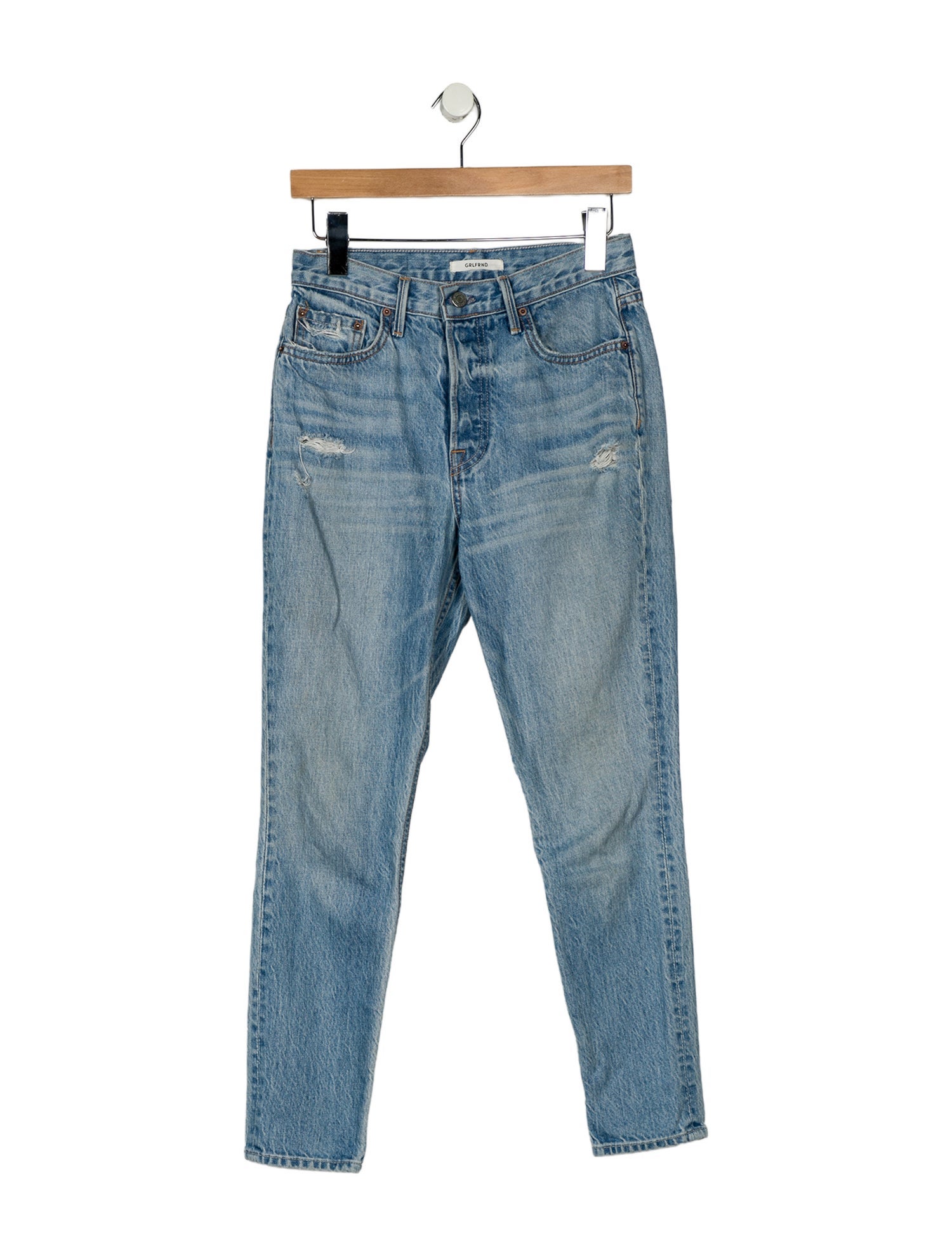 GRLFRND Mid-Rise Skinny Leg Jeans