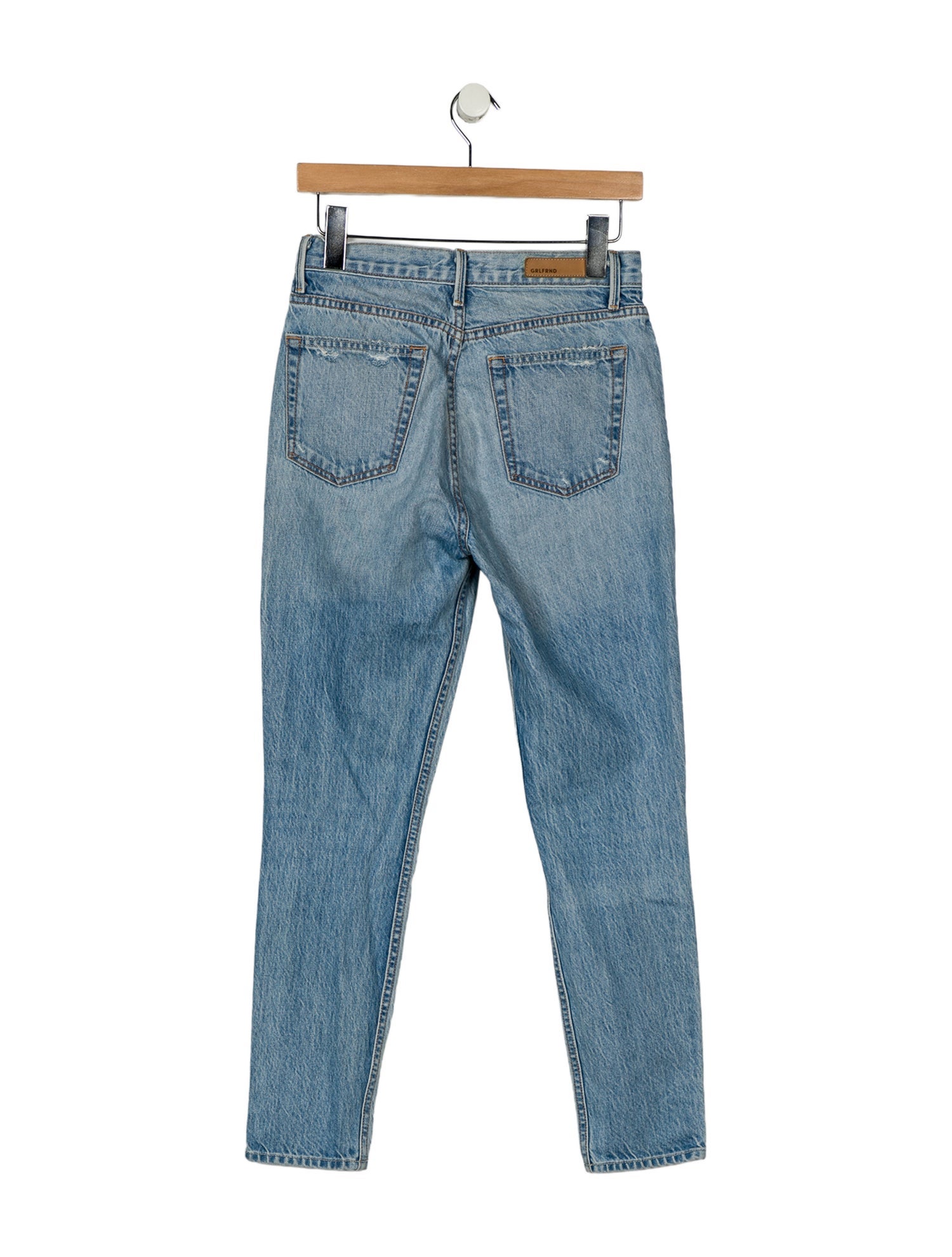 GRLFRND Mid-Rise Skinny Leg Jeans