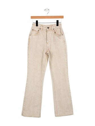 GRLFRND Mid-Rise Straight Leg Jeans