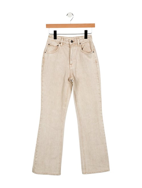 GRLFRND Mid-Rise Straight Leg Jeans