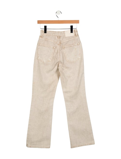 GRLFRND Mid-Rise Straight Leg Jeans