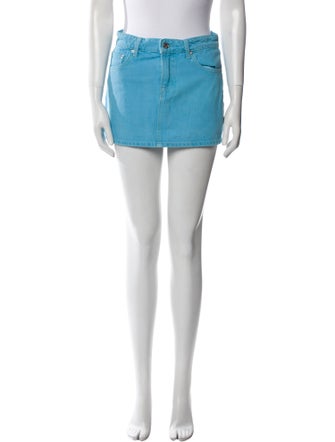 GRLFRND Distressed Accents Mini Skirt