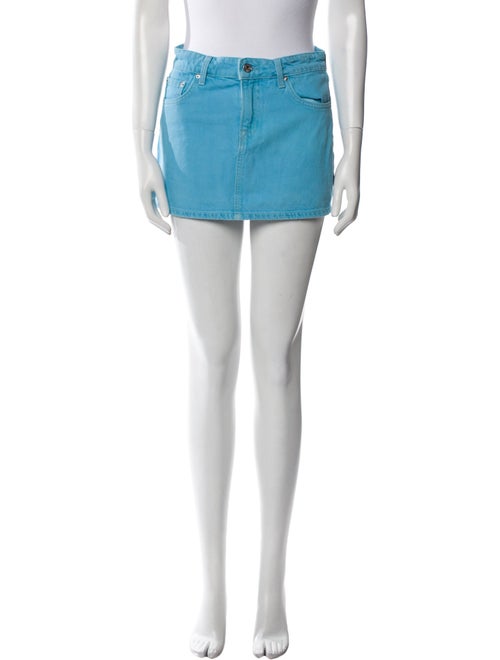 GRLFRND Distressed Accents Mini Skirt