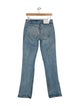 GRLFRND Mid-Rise Straight Leg Jeans
