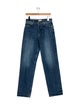 GRLFRND Mid-Rise Straight Leg Jeans