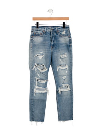 GRLFRND High-Rise Skinny Leg Jeans