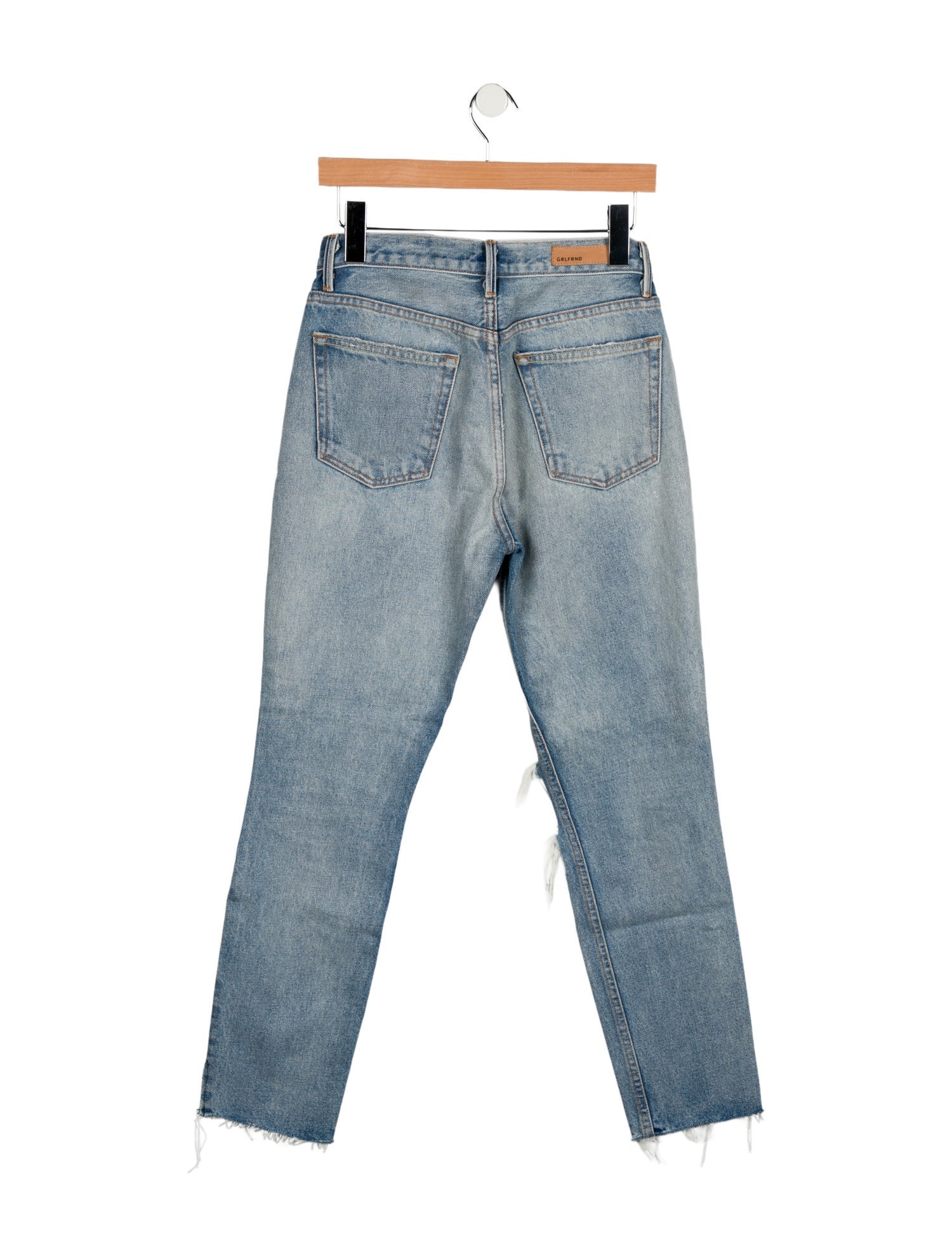 GRLFRND High-Rise Skinny Leg Jeans