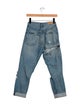 GRLFRND High-Rise Straight Leg Jeans