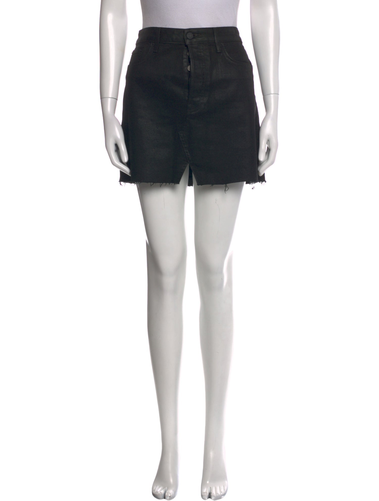 GRLFRND Distressed Accents Mini Skirt