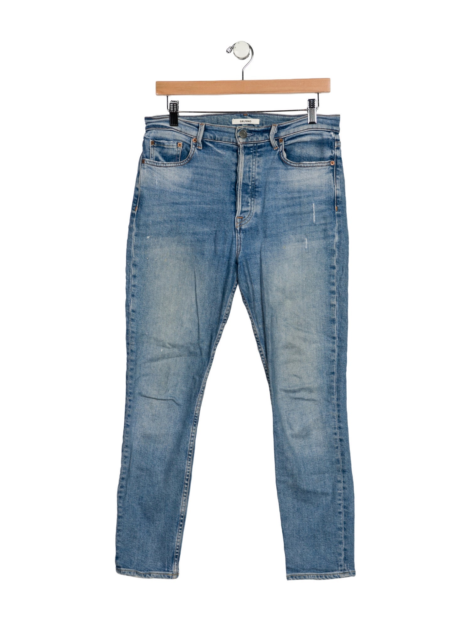 GRLFRND High-Rise Skinny Leg Jeans