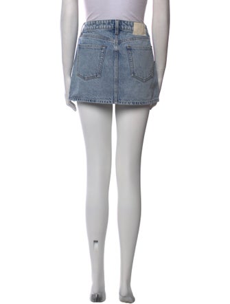 GRLFRND Distressed Accents Mini Skirt