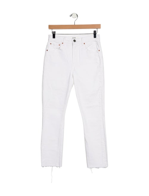 GRLFRND Mid-Rise Straight Leg Jeans