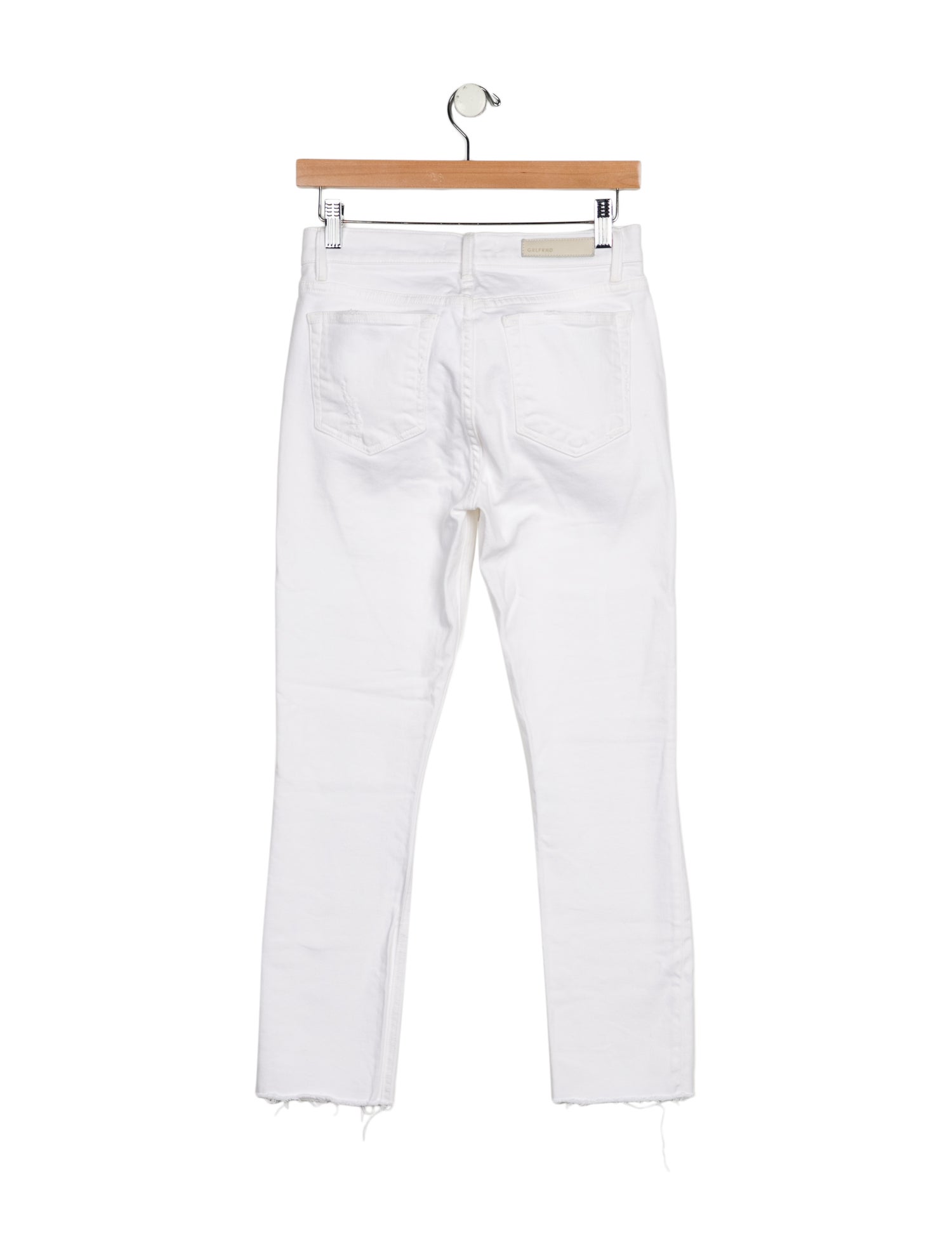 GRLFRND Mid-Rise Straight Leg Jeans