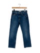 GRLFRND Mid-Rise Straight Leg Jeans