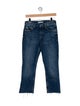 GRLFRND Mid-Rise Straight Leg Jeans