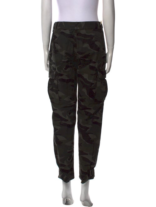 GRLFRND Camouflage Print Straight Leg Pants
