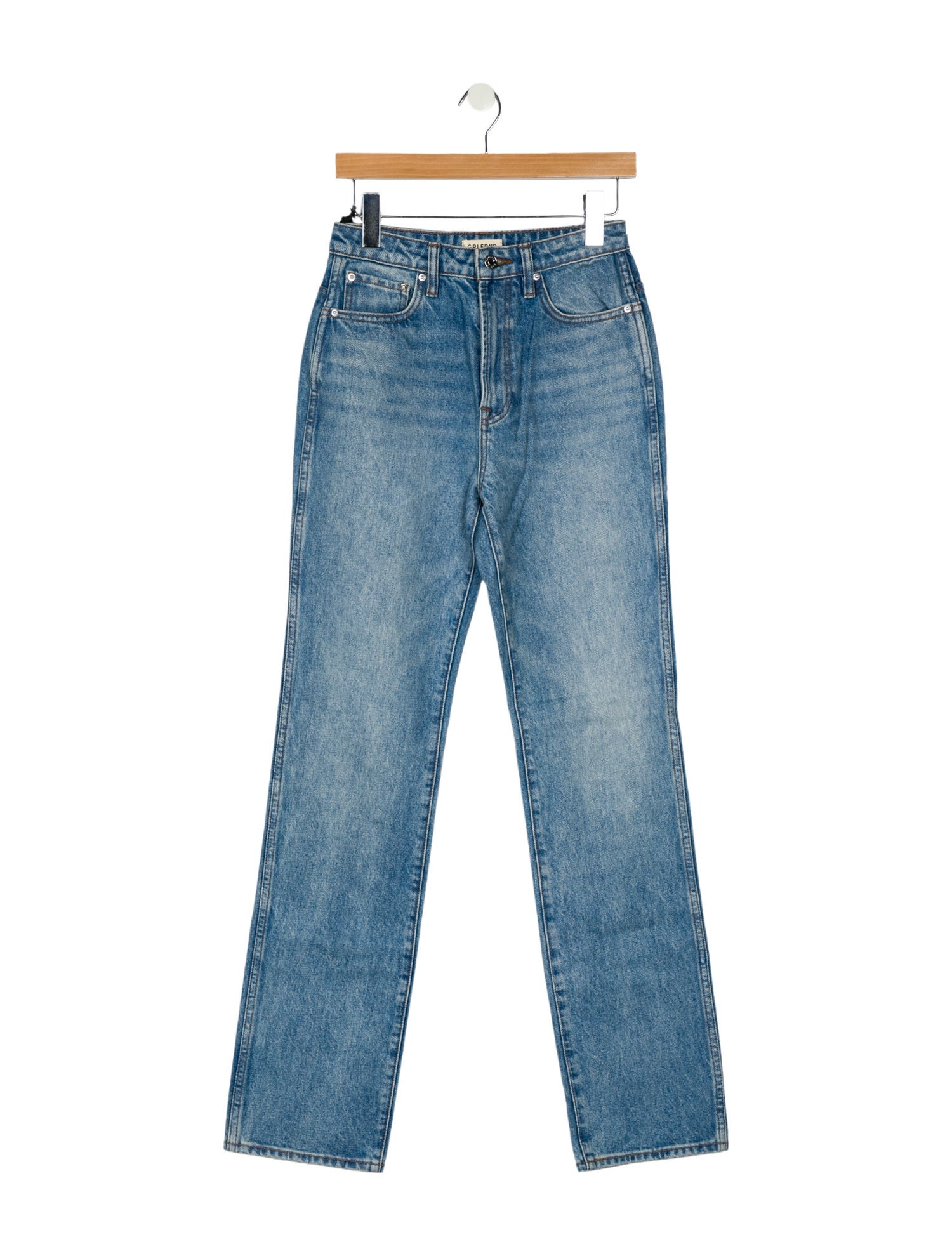 GRLFRND High-Rise Straight Leg Jeans w/ Tags