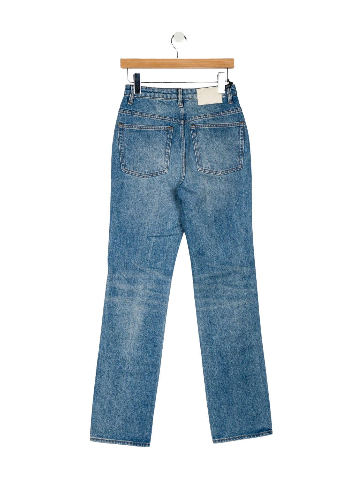 GRLFRND High-Rise Straight Leg Jeans w/ Tags