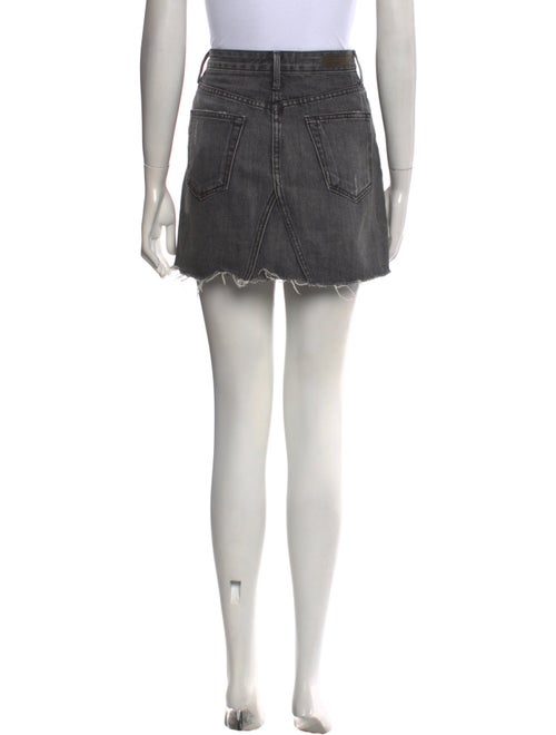 GRLFRND Distressed Accents Mini Skirt
