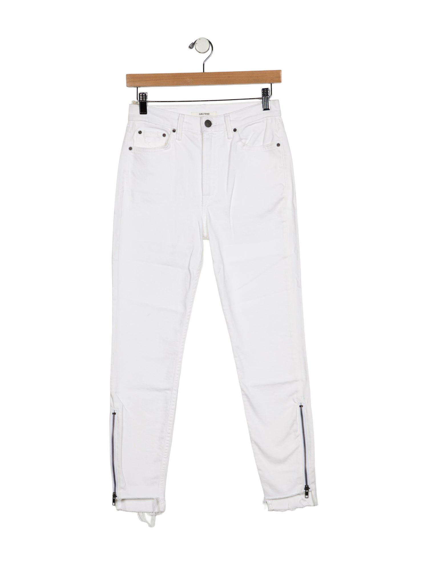 GRLFRND Mid-Rise Skinny Leg Jeans