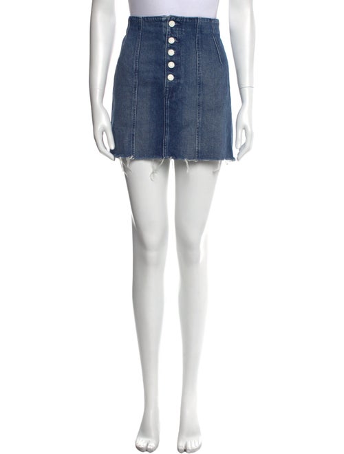 GRLFRND Distressed Accents Mini Skirt