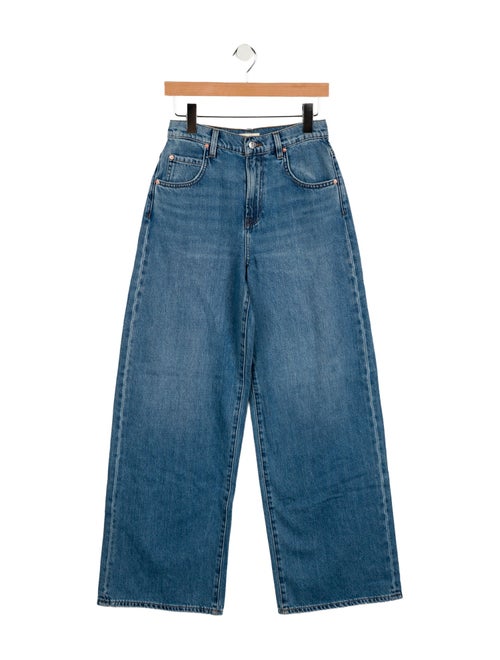 GRLFRND High-Rise Wide Leg Jeans