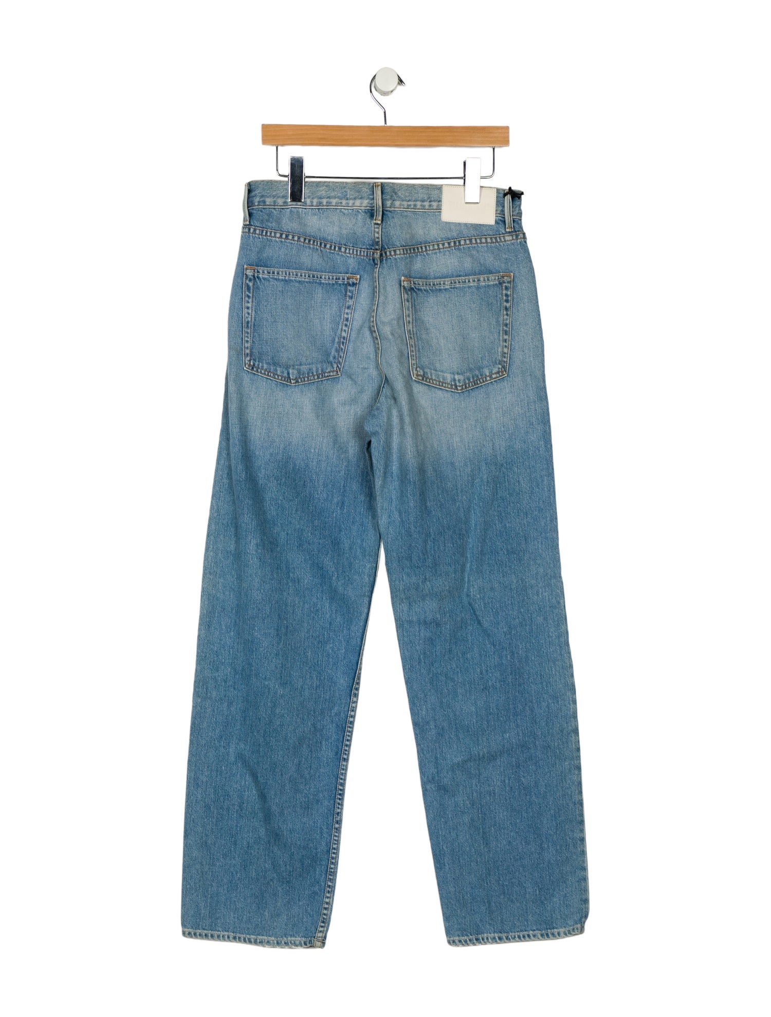 GRLFRND High-Rise Straight Leg Jeans