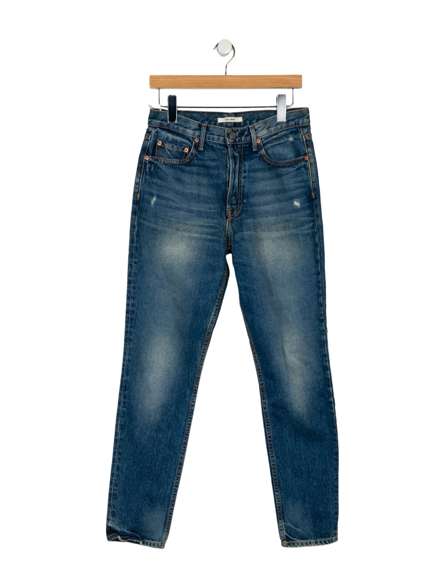GRLFRND Mid-Rise Skinny Leg Jeans