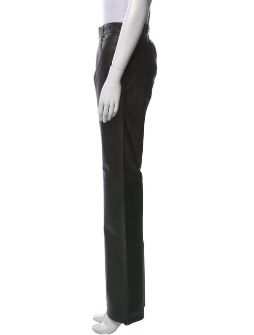 GRLFRND Leather Wide Leg Pants