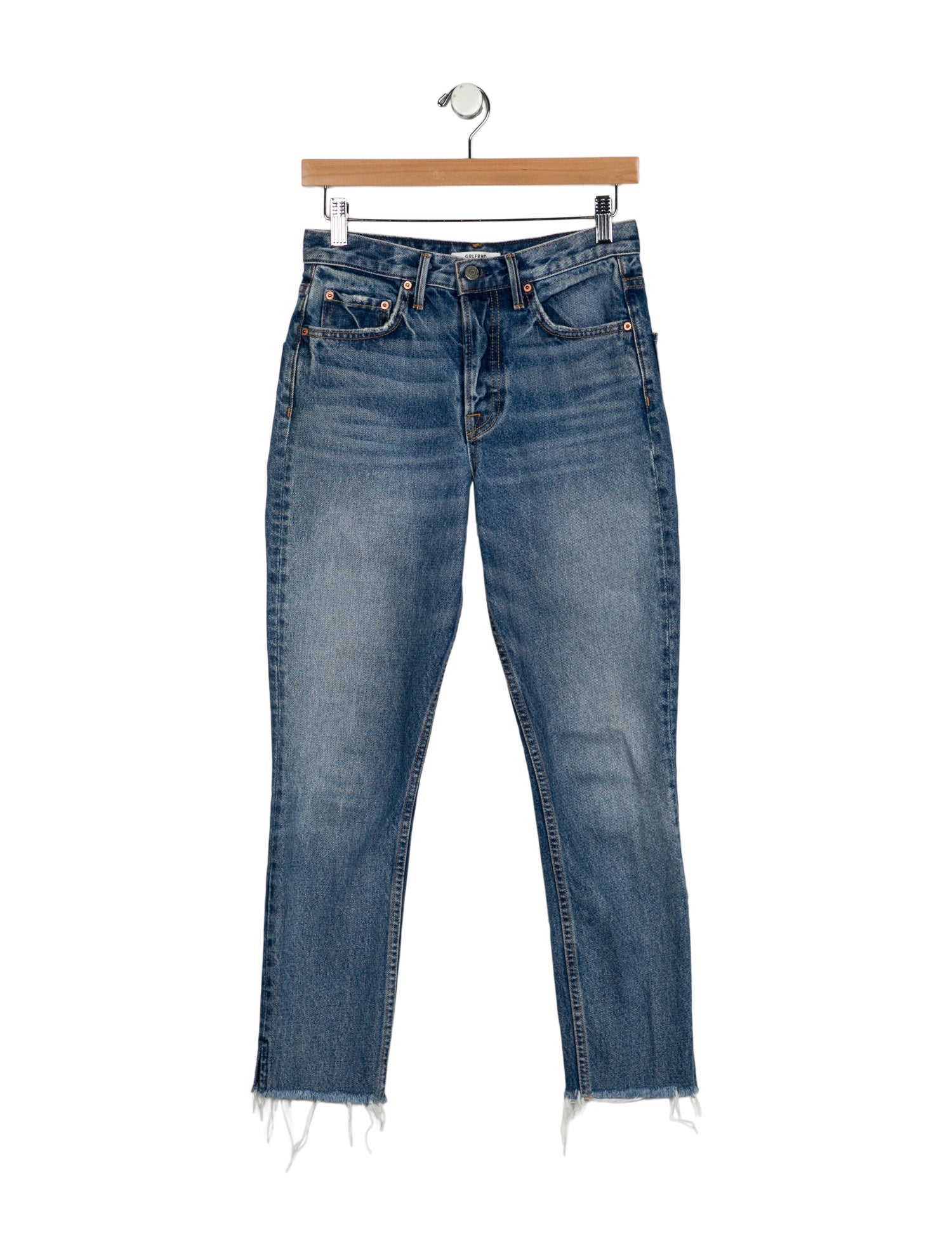 GRLFRND High-Rise Skinny Leg Jeans