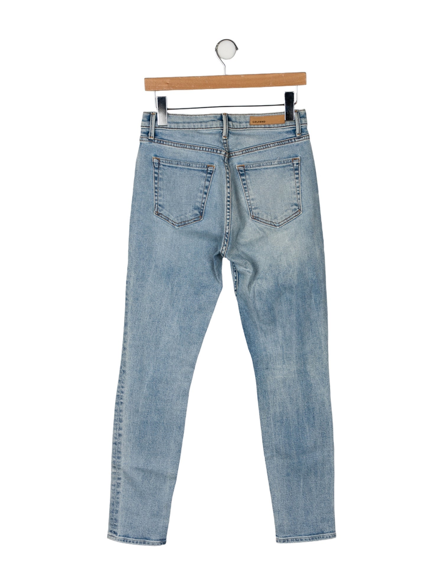 GRLFRND Mid-Rise Skinny Leg Jeans