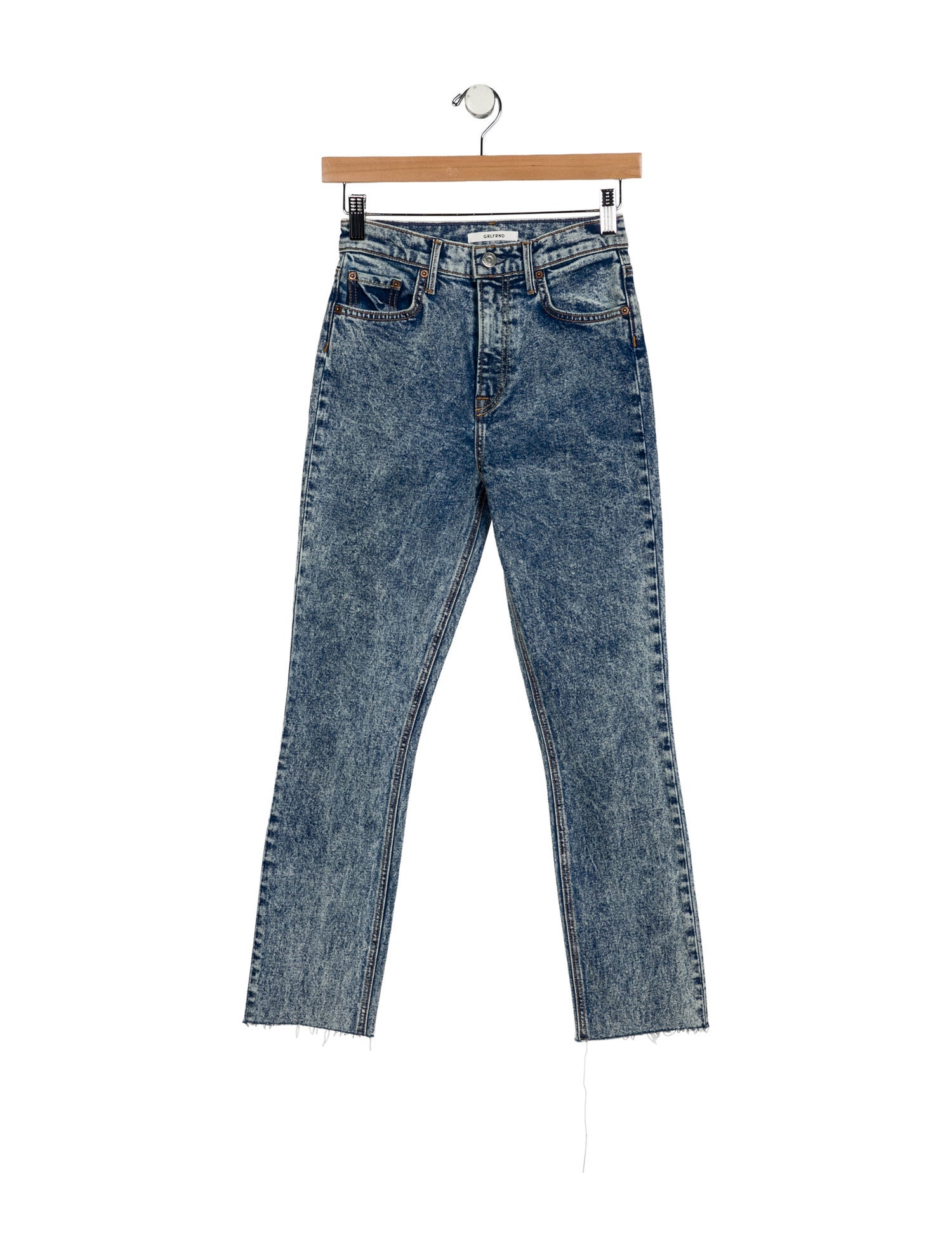 GRLFRND Mid-Rise Skinny Leg Jeans