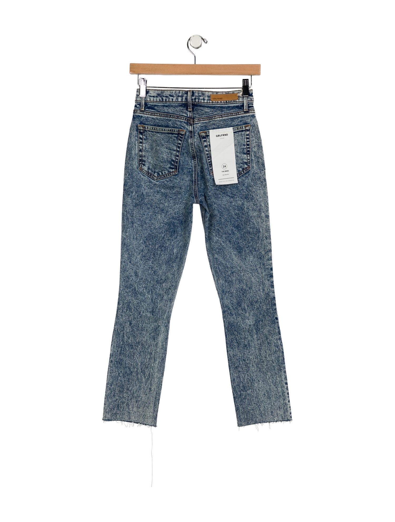 GRLFRND Mid-Rise Skinny Leg Jeans