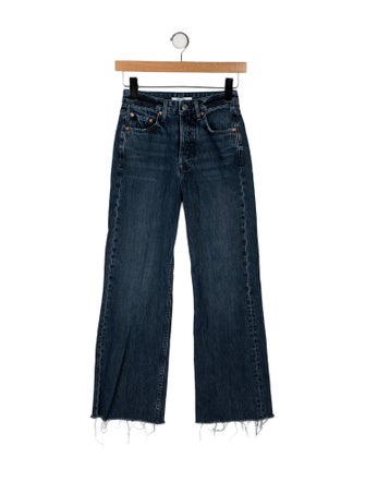 GRLFRND Mid-Rise Wide Leg Jeans