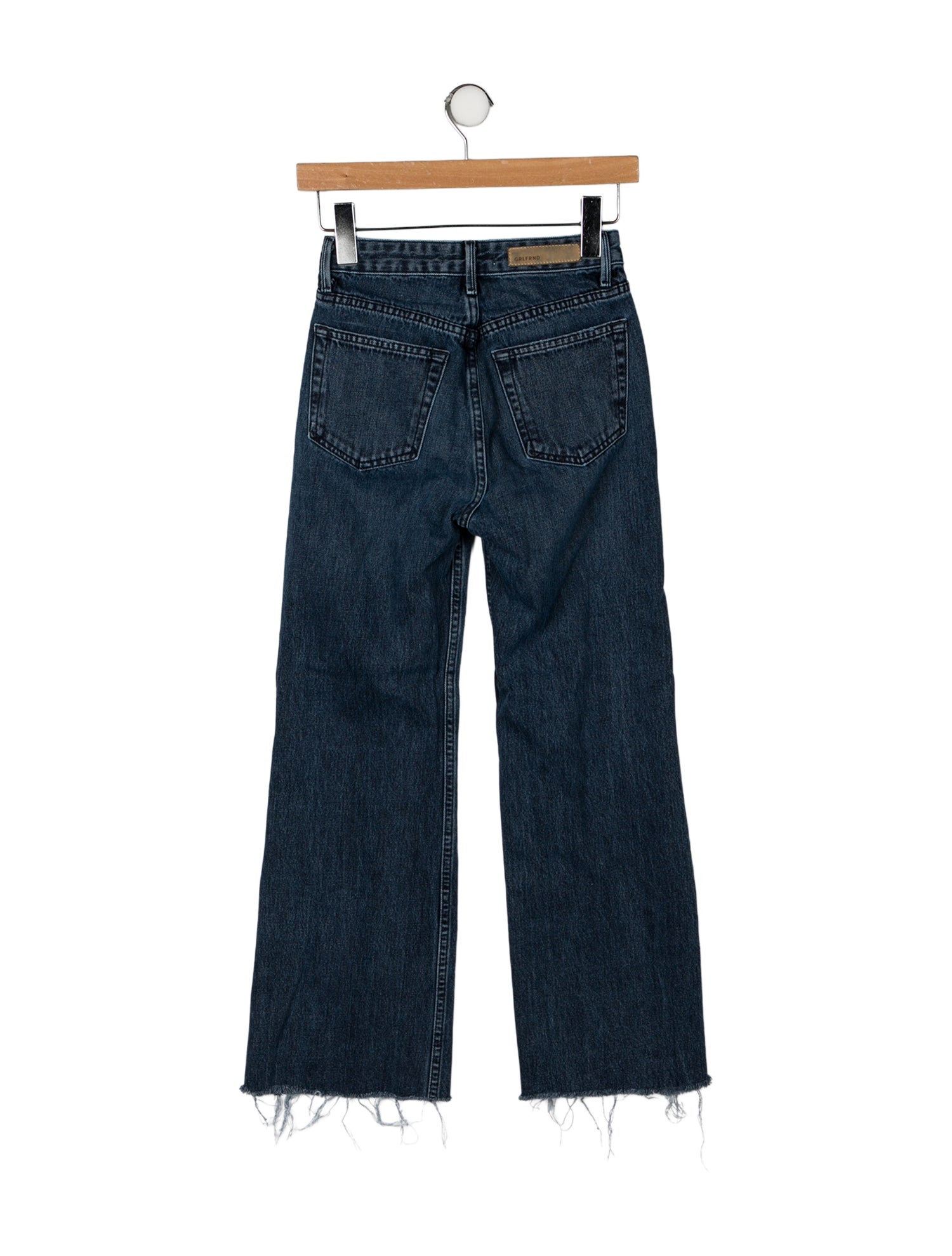 GRLFRND Mid-Rise Wide Leg Jeans