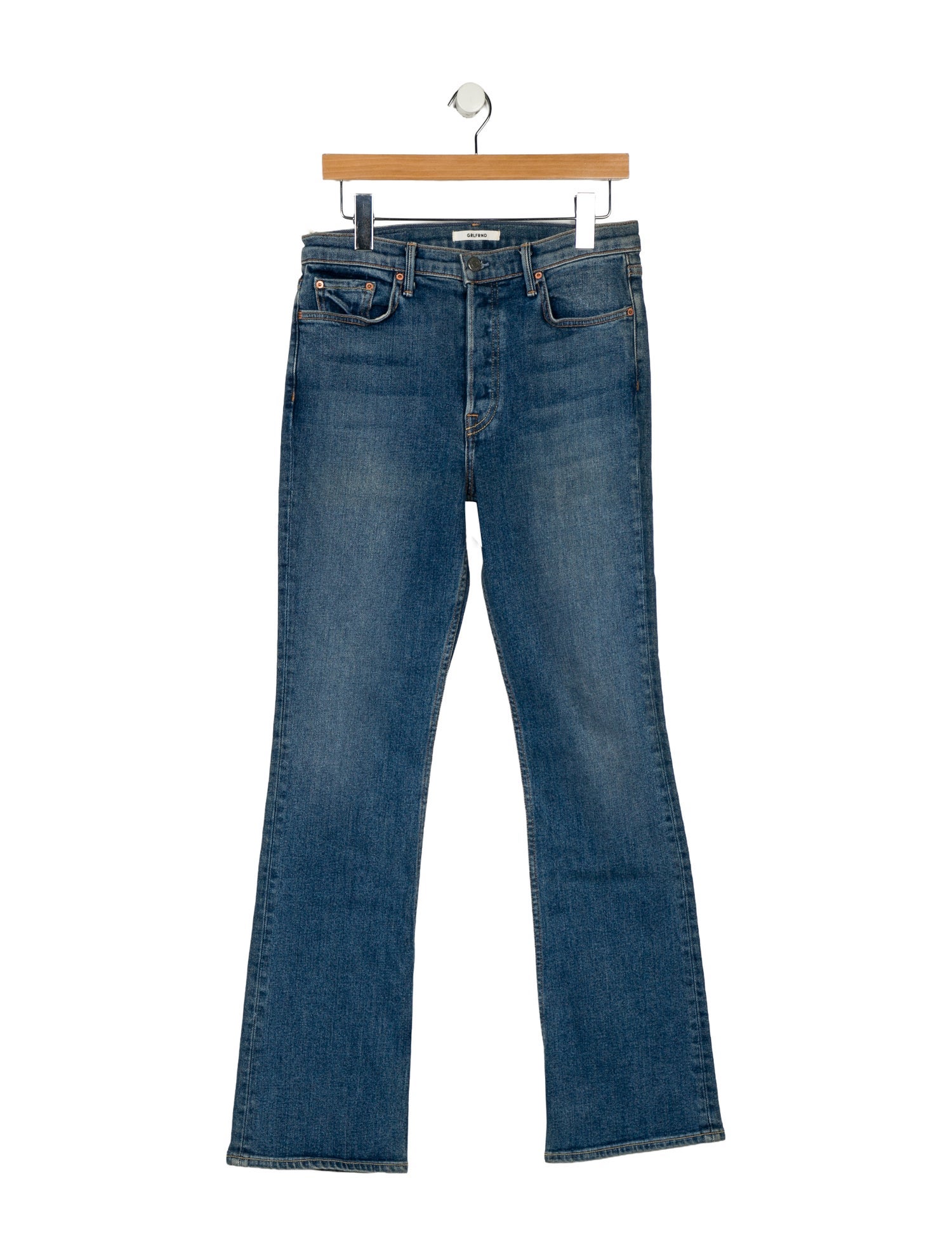GRLFRND High-Rise Wide Leg Jeans
