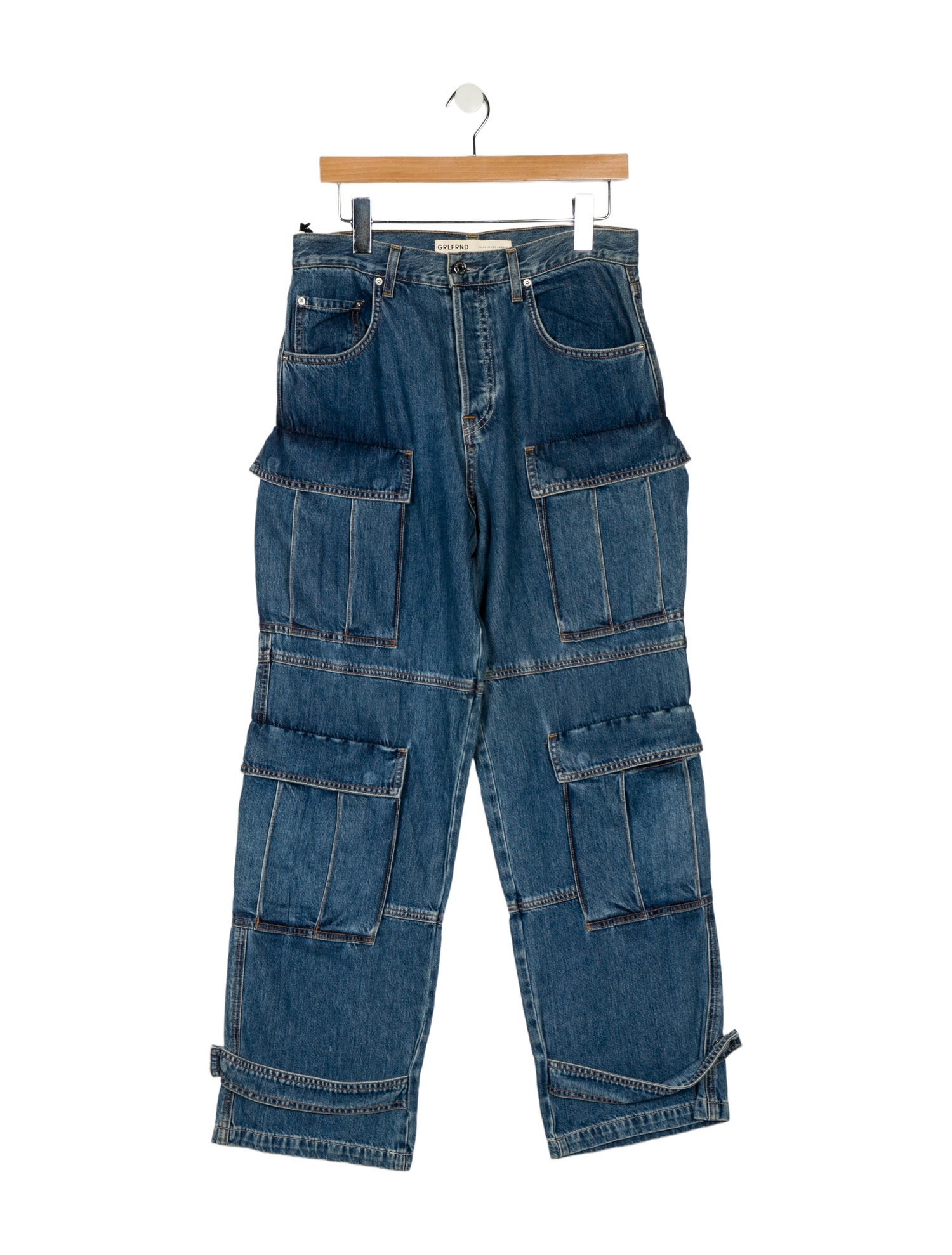 GRLFRND High-Rise Wide Leg Jeans w/ Tags