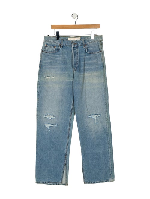 GRLFRND High-Rise Wide Leg Jeans