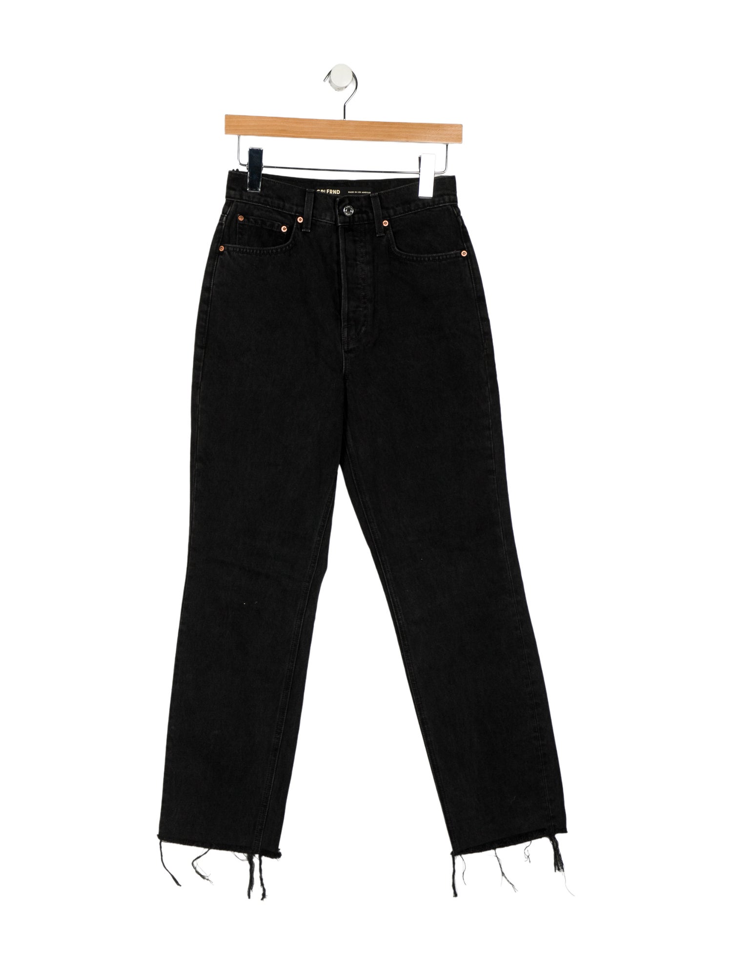 GRLFRND High-Rise Straight Leg Jeans w/ Tags