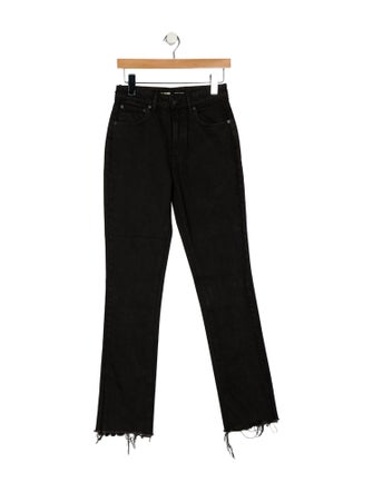 GRLFRND High-Rise Straight Leg Jeans