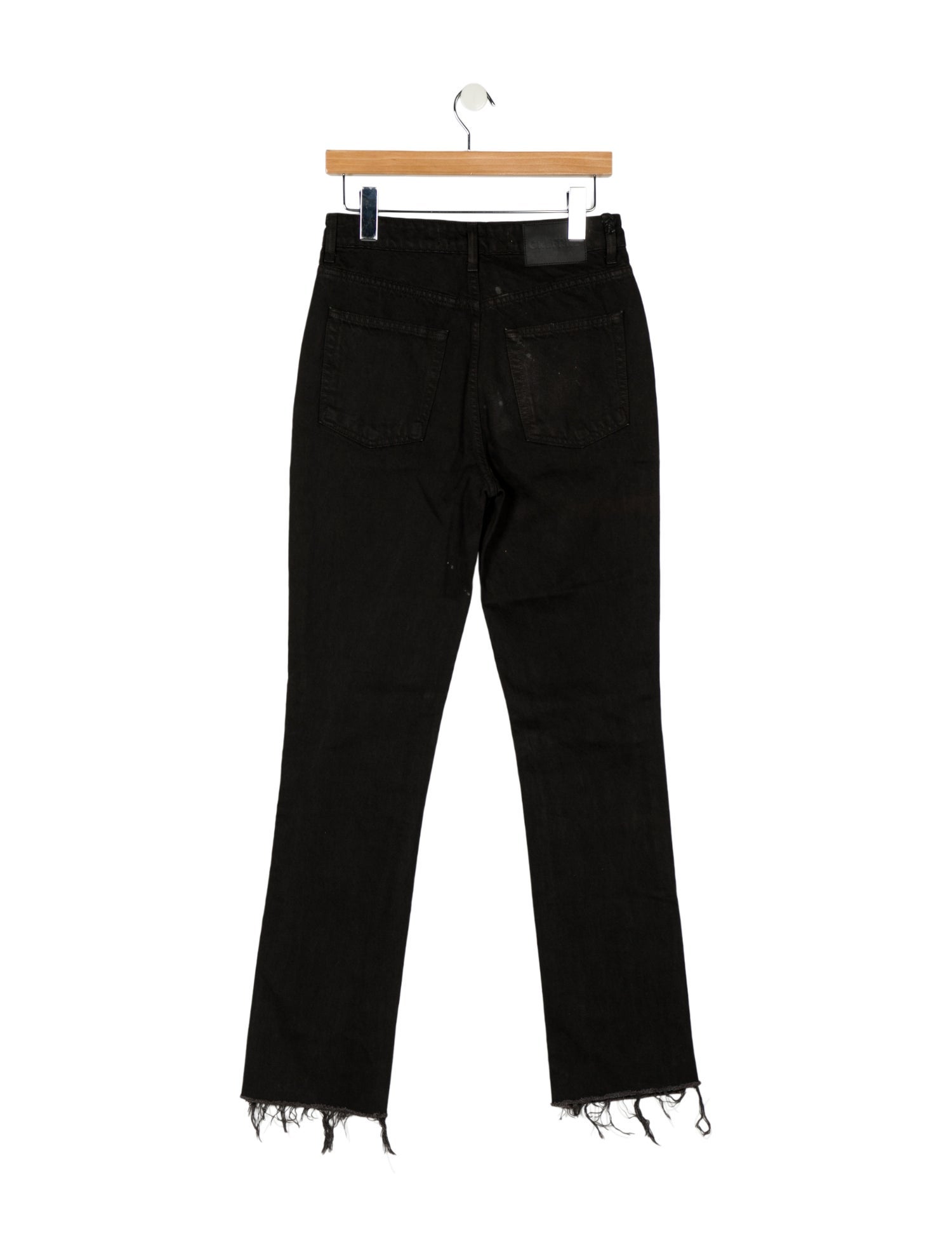 GRLFRND High-Rise Straight Leg Jeans