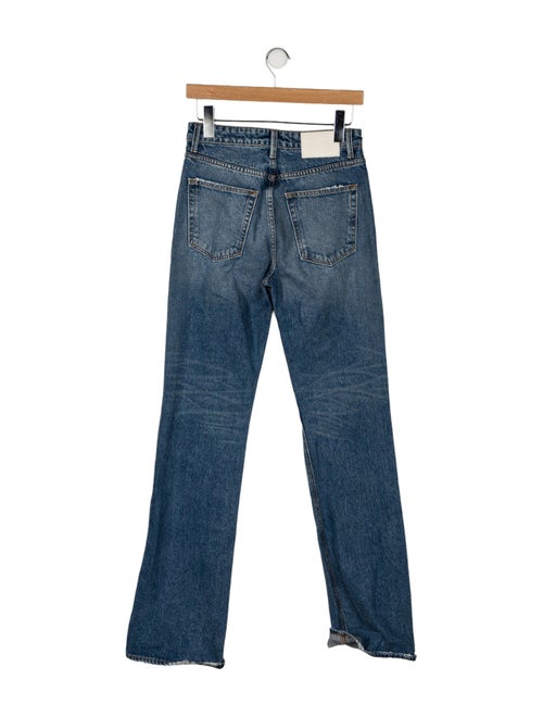 GRLFRND High-Rise Straight Leg Jeans