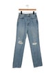 GRLFRND High-Rise Straight Leg Jeans