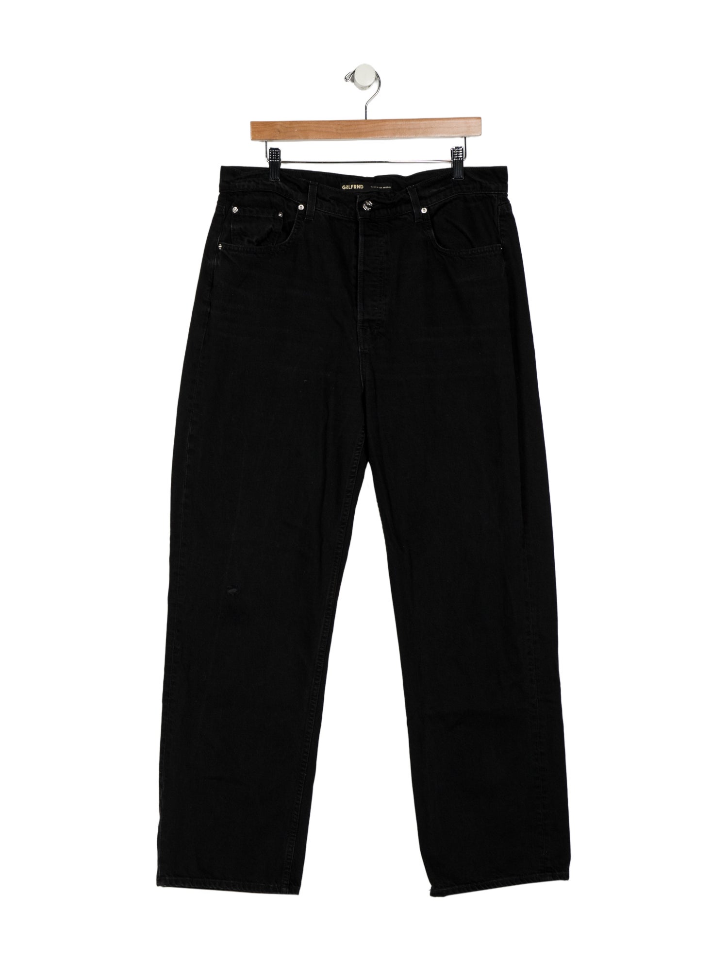 GRLFRND High-Rise Wide Leg Jeans