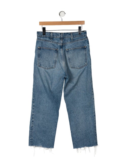 GRLFRND High-Rise Straight Leg Jeans