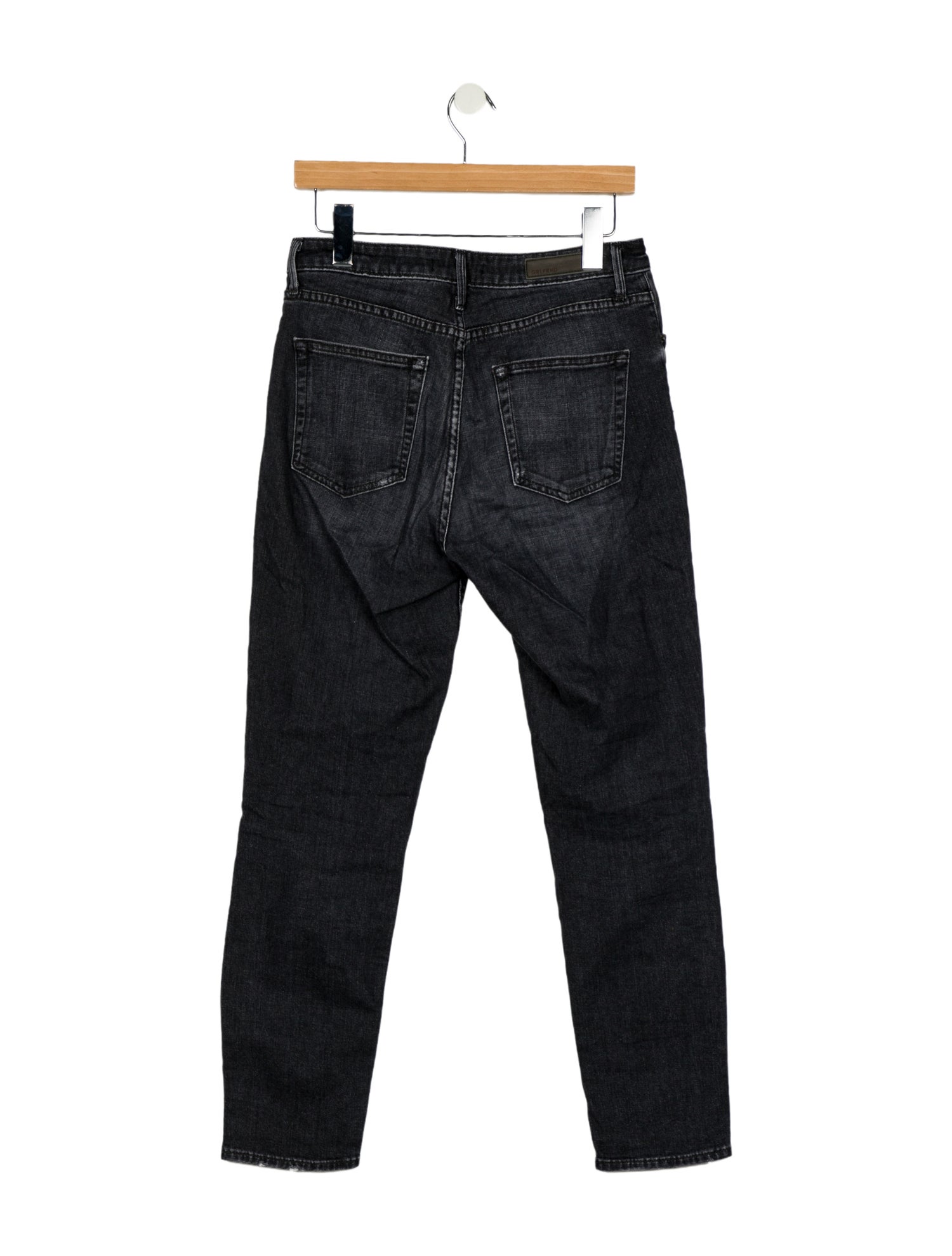 GRLFRND Mid-Rise Straight Leg Jeans