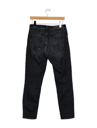GRLFRND Mid-Rise Straight Leg Jeans