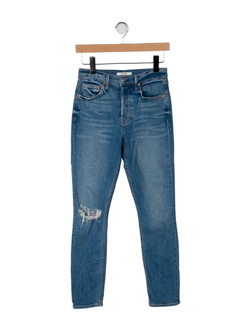 GRLFRND Mid-Rise Skinny Leg Jeans